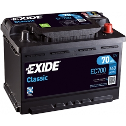 Exide Classic 12V 70AH 640A -EC700-